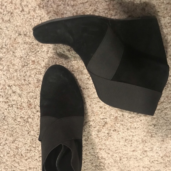 Black wedge booties - Picture 5 of 7